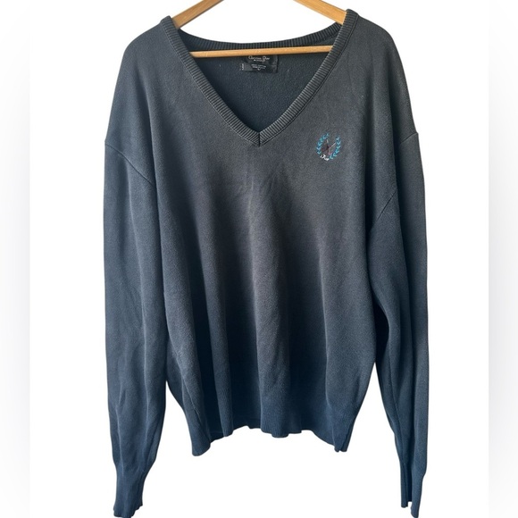 Dior Other - Christian Dior Monsieur Vintage Men’s V-Neck Sweater Large